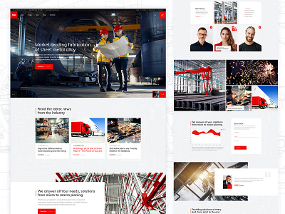 STAL- Main Home blog branding design digital elementor industrial industry modern theme ui ux web website wordpress