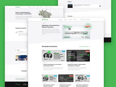 Instituto Propague blog branding design financial institute ui user experience user interface ux web