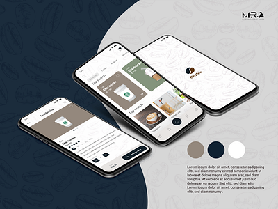 coffee delivery app app app design application coffee cup delivery logo ui ux