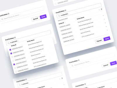 Search Functionality - Dashboard clear dashboard dropdown filter filters function functionality functions modal modals options product search table ui ux