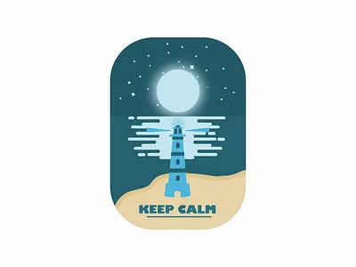 Keep Calm calm challenge design logo rebound