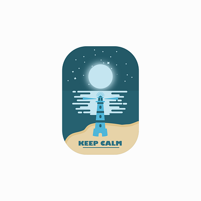 Keep Calm calm challenge design logo rebound