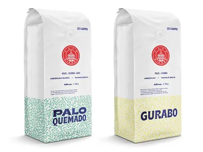 Cafe Picoro Coffee Packaging blue coffee coffee bag coffee packaging metallic packaging packaging design pattern vibrant white