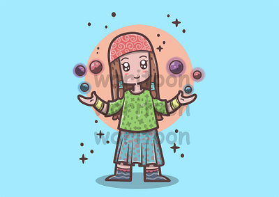 fortune teller cartoon cartoon art cartoon character cartoon design cartoon illustration cartoons chibi chibi characters cute cute cartoon cute illustration funny cartoon illustration