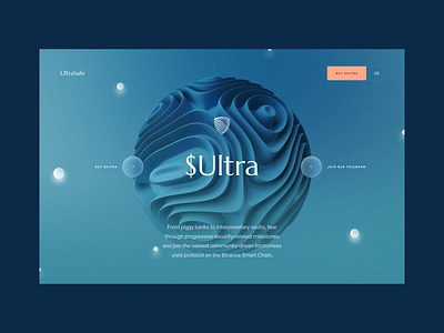 Ultra Safe clean design motion graphics simple ui ux web web design