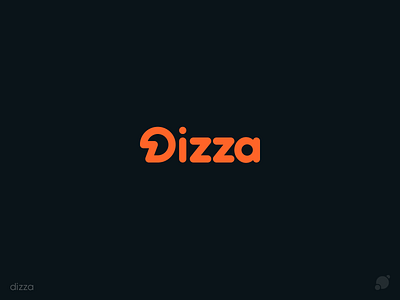 Dizza blackorbitart branding creative dizza geometric graphic design lettering logo pizza pizza logo typography vector graphics лого логотип