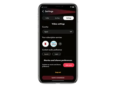 Daily UI | Settings daily 100 challenge dailyui design settings settings page settings ui ui uichallenge