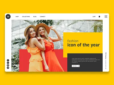 Ecommerce - Landing Page branding design ecommerce ecommerce design landing page design landingpage minimal mobileapp typography ui ux website