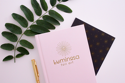 Luminosa branding design logo