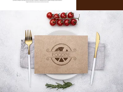 FOODPIE Logo branding creative design custom logo design graphic design lettering logo logo design minimal typography vector