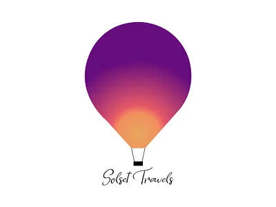 Hot Air Balloon Logo #dailylogochallenge