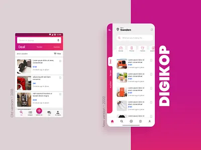 App Redesign app branding creative design redesign ui ui ux design vector webdeisgn