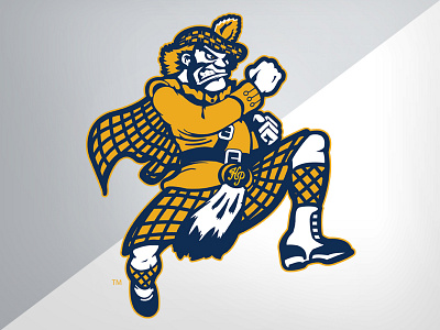 Highland Park (TX) HS Scots athletics branding design high school hp identity illustration logo scots