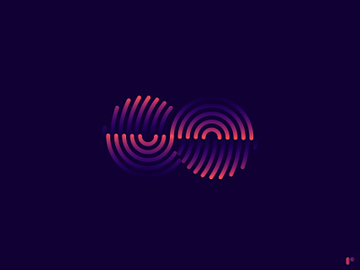 Finite flat icon illustration logo minimal vector