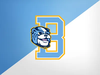 Highland Park (TX) Boone Elem. Bulldogs athletics branding bulldogs design identity illustration logo up