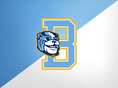 Highland Park (TX) Boone Elem. Bulldogs athletics branding bulldogs design identity illustration logo up