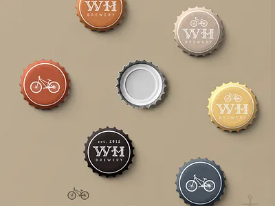 Wheel House | Craft Brewery beer brand beer logo bottle cap brand identity branding branding design brewery branding brewery logo custom logo illustration logo logo design branding logomark typography typography design