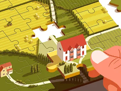 Property Development digital donghyun lim editorial folioart illustration texture
