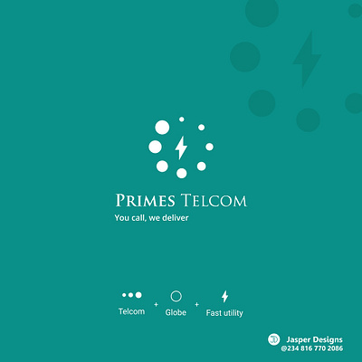 Primes Telcom adobe adobeillustator branding design logo typography