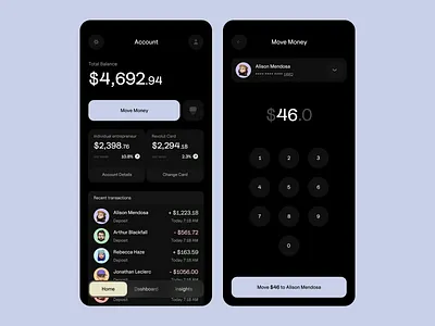 Finent: app, mobile design balance banking app branding card issuance credit card entrepreneur finance financial app financial management fintech app identity management tool mobile app mobile banking money app payment product design visual identity wallet