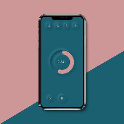 Timer app UI