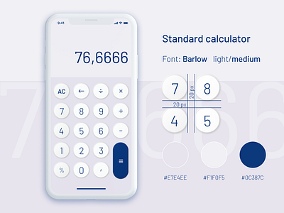 Calculator design 004 calculator ui dailyui design mobile mobile ui ui ux