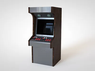 Game Cabinet 3d art 3d artist 3d modeling design props