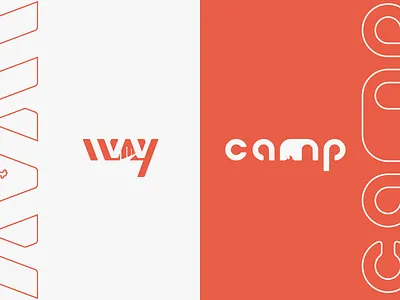 Way and Camp - Schoolwork Logo Design art branding clean creative design flat letter logo logotype olwens schoolwork