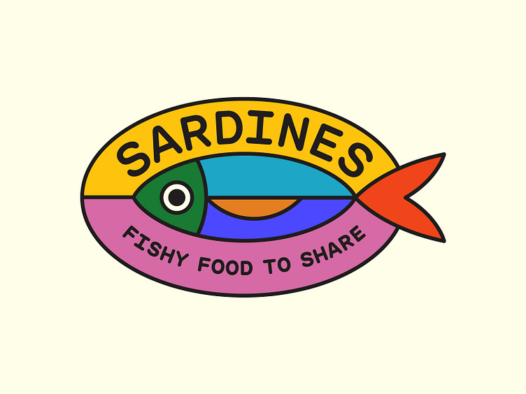 Sardine Badge by Damian Orellana on Dribbble