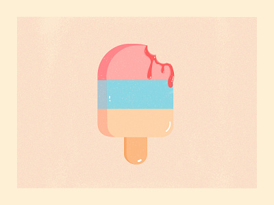 Ice cream color colorful colors design hello dribble ice icecream illustration illustration art summer