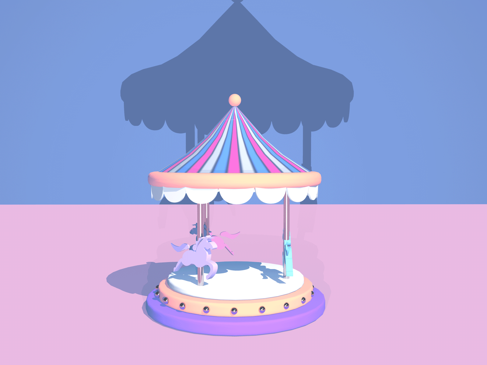 Carousel Animation 3d 3d art 3d modeling animated gif animation design animations c4d c4dfordesigners