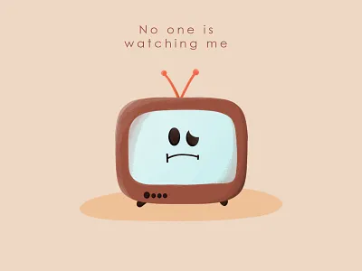 TV has problems 90s antena cartoon computer cute design drawing emotional funny character illustration lovely mascot mobile nowadays problem socialmedia soviet union tbilisi tv vintage