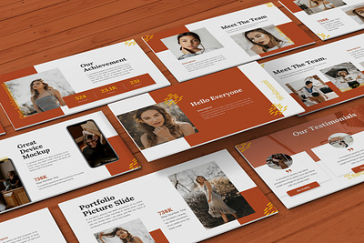 Kinetic - Fashion Powerpoint Template abstract beautiful business presentation clothes finance lookbook memphis music pastel powerpoint template simple slides stylish trendy woman