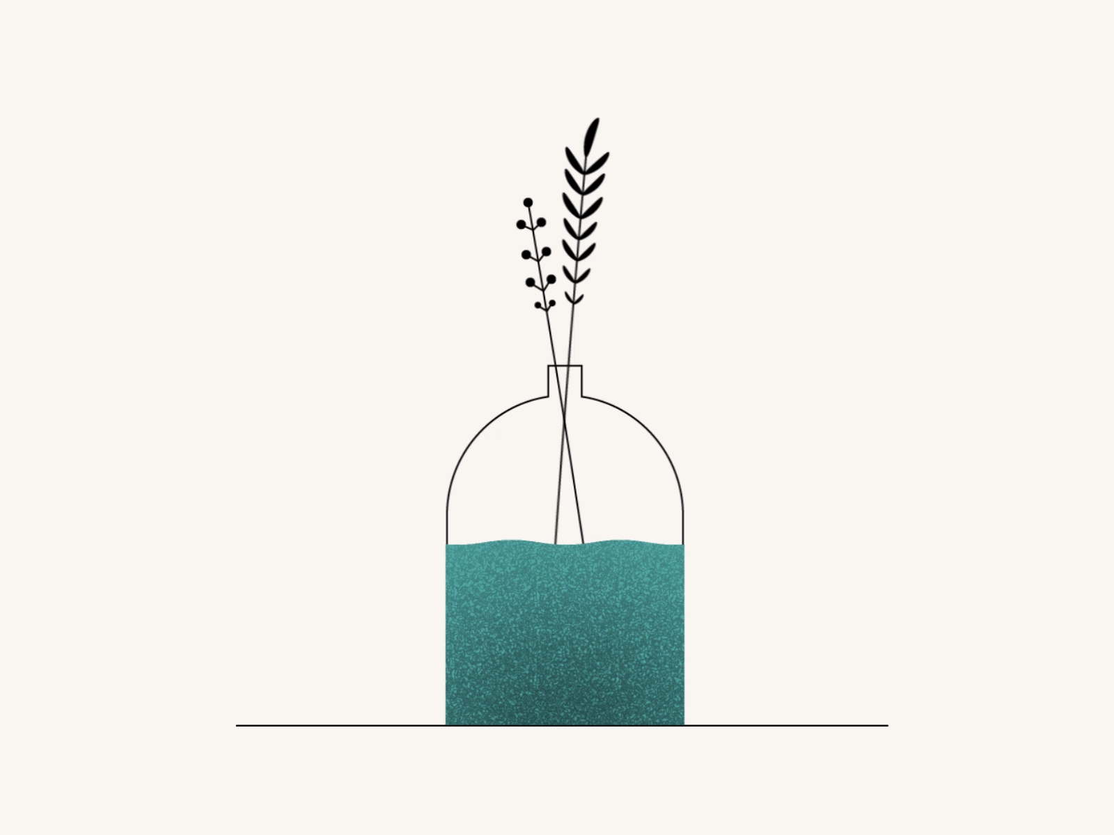 Vase 2d 2d animation aftereffects bottle design gif gif animation illustration motion motion design motion graphics vase