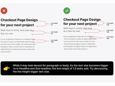 UI UX Tips #3: Quick Line Height Adjustment Tips line height best practices line height for bigger text ui ui tips ui ux tips ux ux tips
