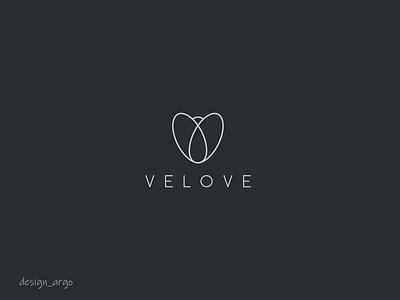 Velove beautiful brand branding design elegant flat graphic design illustration logo logos love mark minimal minimalist monogram professional simple typography ui v logo