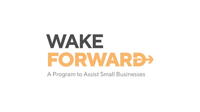 Wake Forward Branding brand identity branding business covid 19 design logo small business wake county wake county website