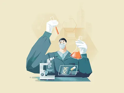 💊 design doctor illustration medicine science ui