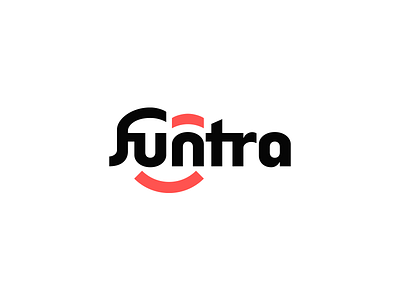 funtra resposive logo 2 app creative fun game game developing gaming kreatank logo logotype playful smiley wordmark