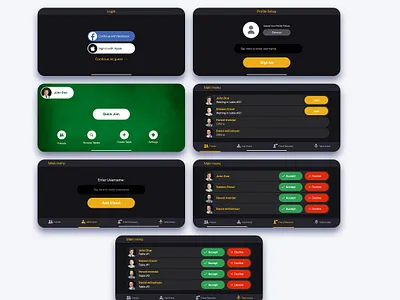 Card gaming android and IOS mobile app ui/ux design. card game cardboard design game game design games ios app design ui user experience user interface ux