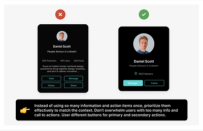 UI UX #12: Information Prioritisation and CTA cards cards ui information ui ui ui ux ux