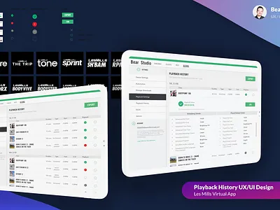 Playback History UI Design app design bearliu beartalk design interaction design ui uidesign