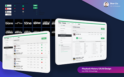 Playback History UI Design app design bearliu beartalk design interaction design ui uidesign