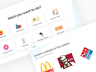 Payment Service Kiosk - UI/UX Case Study case study food food delivery food illustration food ordering kiosk kiosk design product design railway station research ui uiux