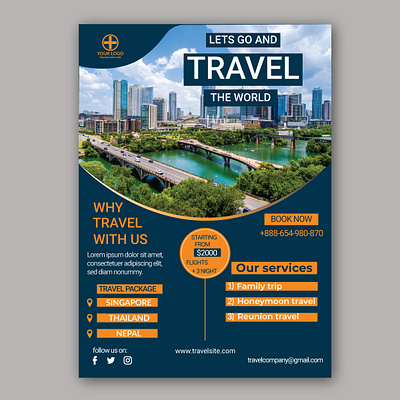 travel flyer design template airport culture flyertemplate flying freequenttravel travel travel agency travelflyer traveling