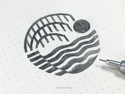 Summer Beach abstract branding clean design geometric illustration logo logomark minimal ui