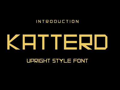KATTRED FONT branding