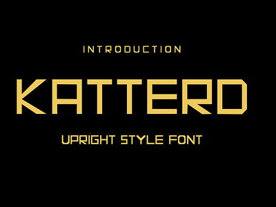 KATTRED FONT branding