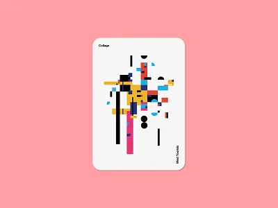 Mind Tourists Cards Collage art bauhaus branding cards design flat geometric illustration minal minimal minimalism minimalistic music playing portfolio poster shape typography vector
