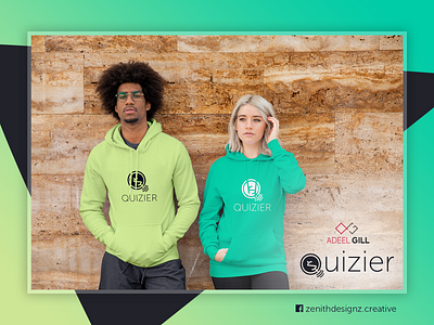 Quizier Logo branding illustration logo smartapplication